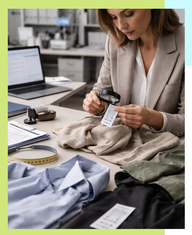 Сертификация одежды и текстиля в Екатеринбурге, быстрая экспертиза