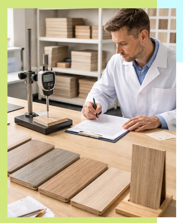 Сертификация ламината с испытаниями и оформлением документов в Екатеринбурге