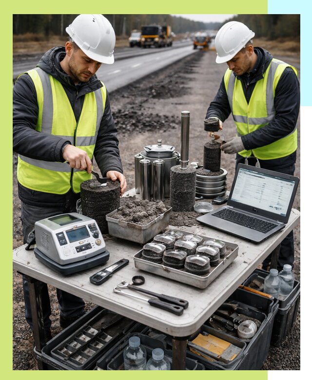 Сертификация асфальта: испытания и подтверждение в Екатеринбурге