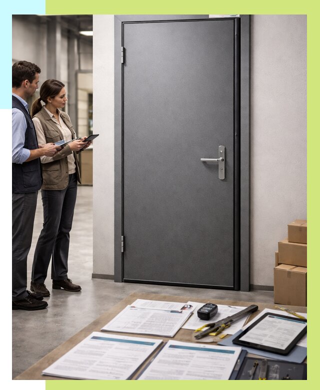 Сертификация противопожарных дверей в Екатеринбурге от 9224 р. | Алешин-Ктр