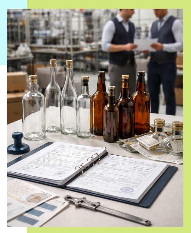 Сертификация стеклянных бутылок в Екатеринбурге от 25623 р. | Алешин-Ктр