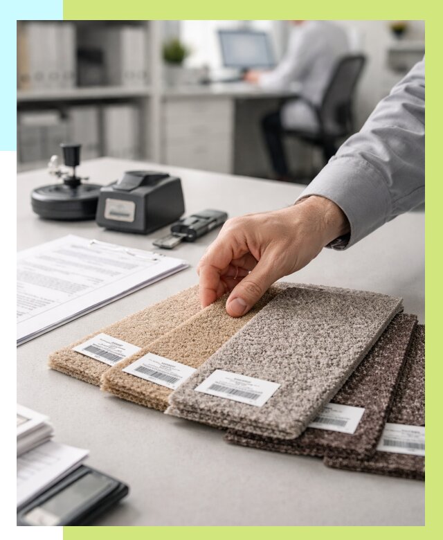 Сертификация ковролина в Екатеринбурге от 15374 р., Алешин-Ктр