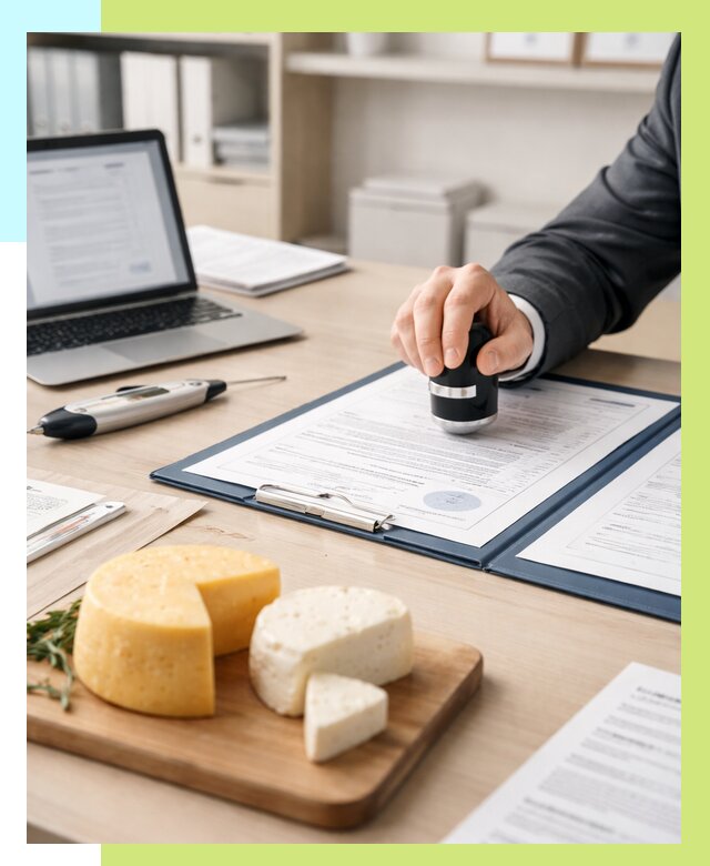 Сертификация сыров в Екатеринбурге от 15374 р | Сертификат на сыр Алешин-Ктр