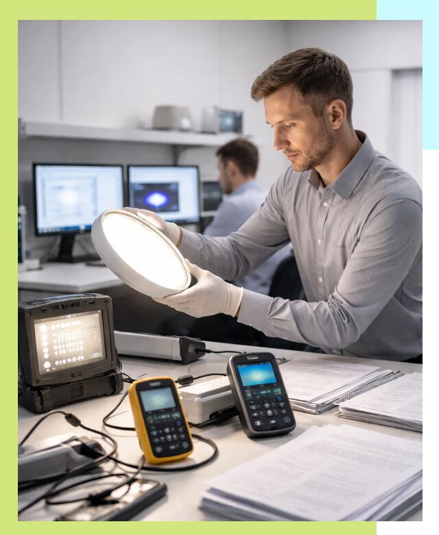 Сертификация светильников в Екатеринбурге: испытания и оформление