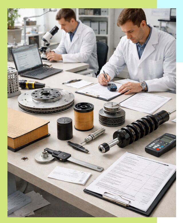 Сертификация автозапчастей и комплектующих в Екатеринбурге по ГОСТ