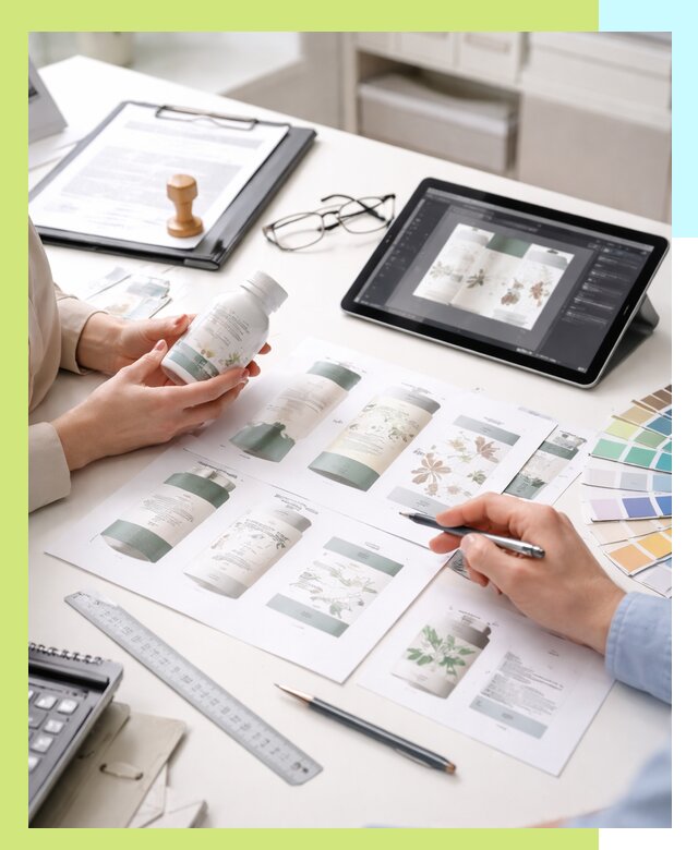 Профессиональная разработка дизайна и текста этикетки продукции в Екатеринбурге