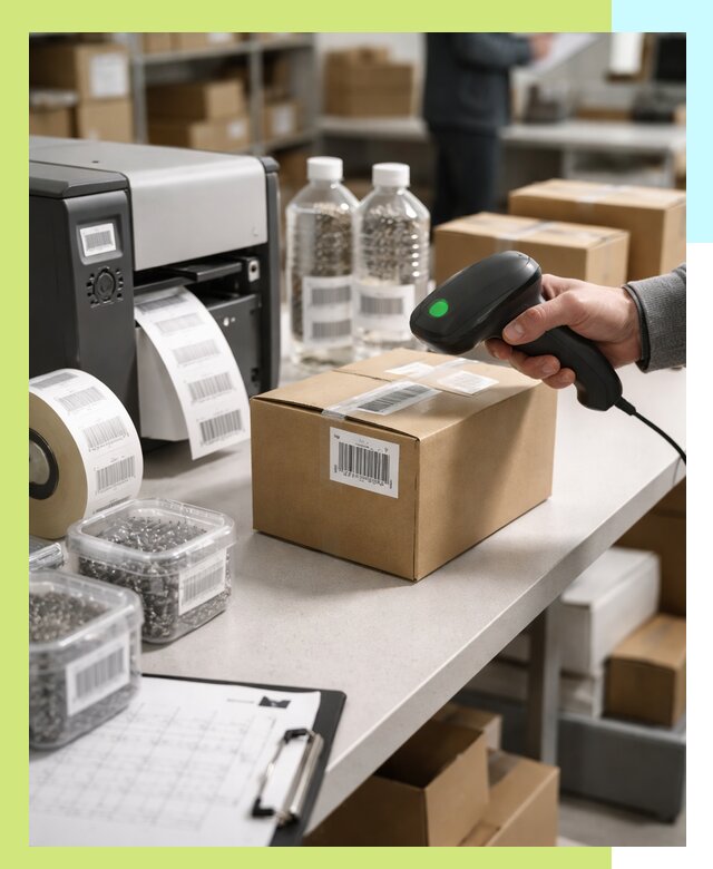 Штрихкодирование продукции и маркировка для продажи в Екатеринбурге
