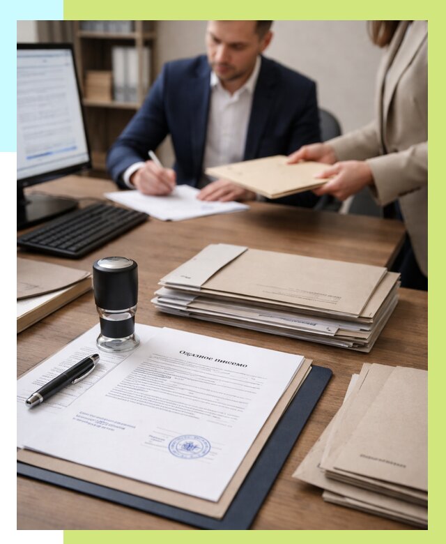 Отказное письмо для таможни в Екатеринбурге от 3075 р, Алешин-Ктр