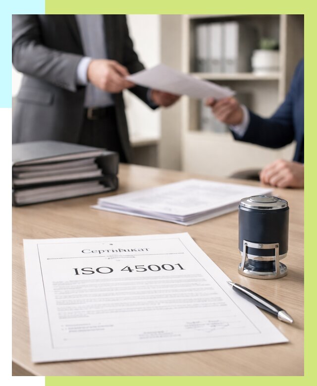 Сертификат ISO 45001 в Екатеринбурге под ключ от 46121 р. | Алешин-Ктр