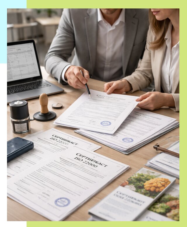 Сертификат ISO 22000 в Екатеринбурге от 40996 р. под ключ | Алешин-Ктр